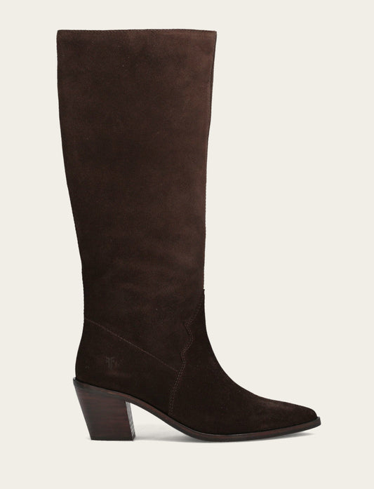 Frye Quality - Women's Dark Brown Sara Slouchy Boot