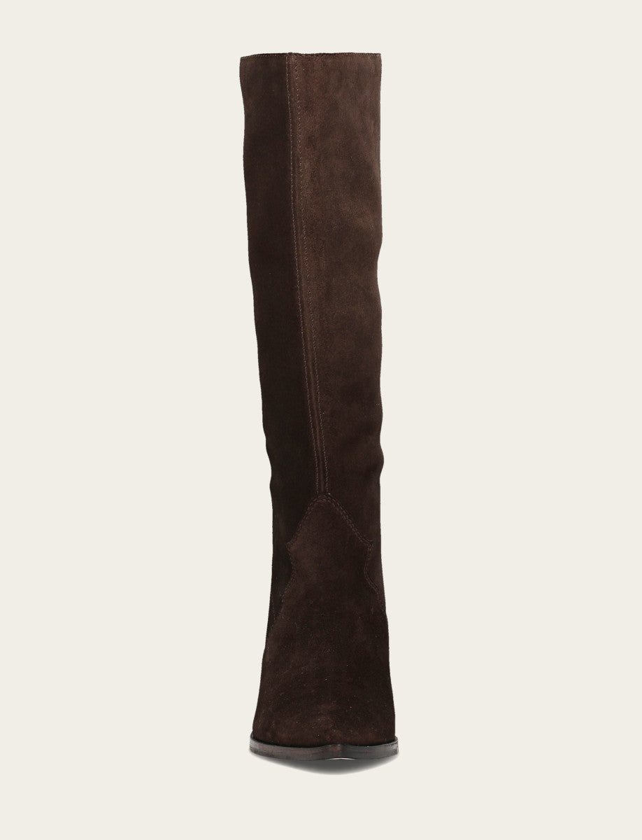 Frye Quality - Women's Dark Brown Sara Slouchy Boot