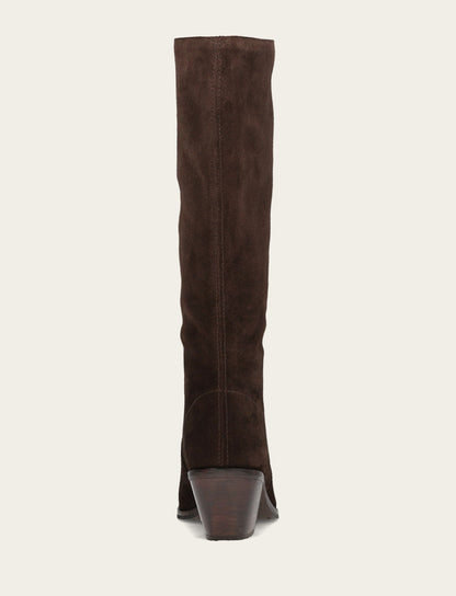 Frye Quality - Women's Dark Brown Sara Slouchy Boot