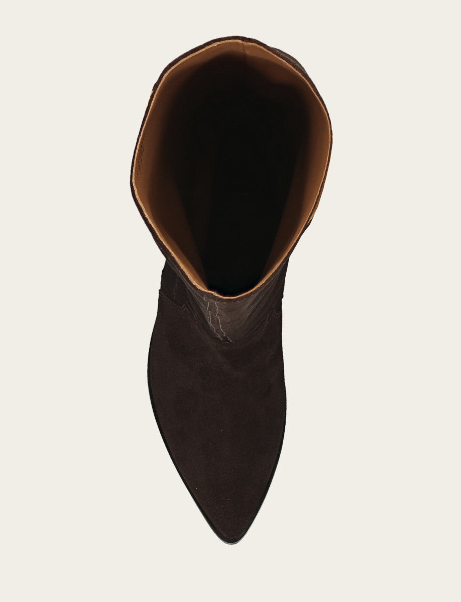 Frye Quality - Women's Dark Brown Sara Slouchy Boot