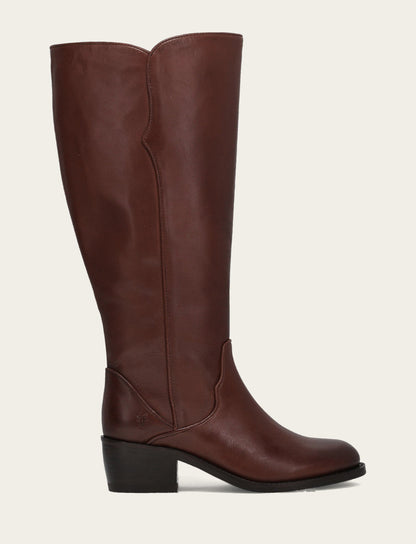 Frye Deals - Women's Saddle Carson 2 Piping Tall Wide Calf Boot