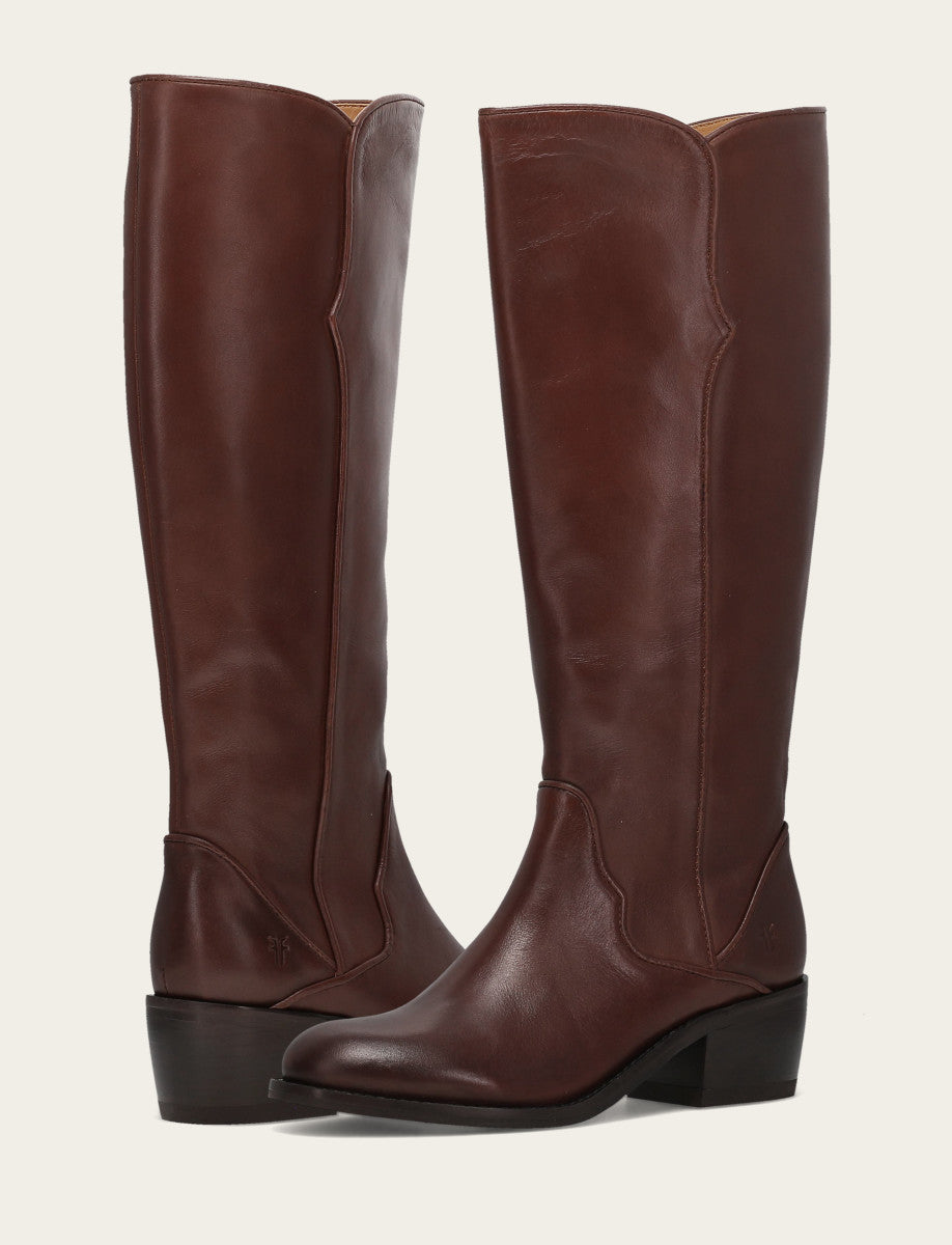 Frye Essential - Women's Saddle Carson 2 Piping Tall Boot