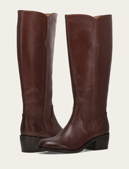 Frye Essential - Women's Saddle Carson 2 Piping Tall Boot