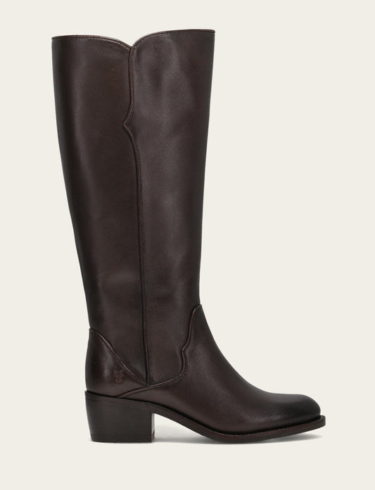 Frye Essential - Women's Dark Brown Carson 2 Piping Tall Boot