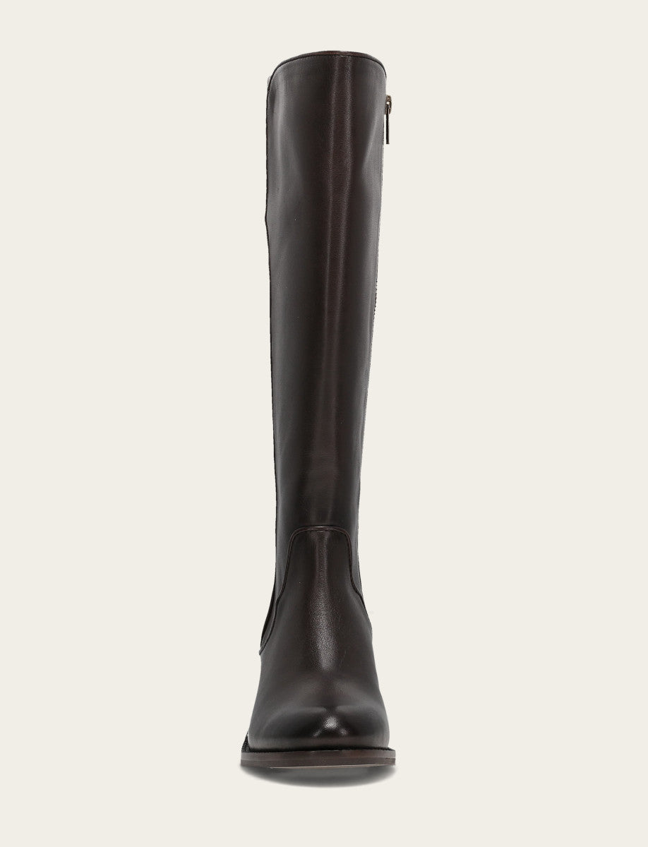 Frye Essential - Women's Dark Brown Carson 2 Piping Tall Boot