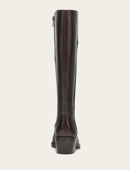 Frye Essential - Women's Dark Brown Carson 2 Piping Tall Boot
