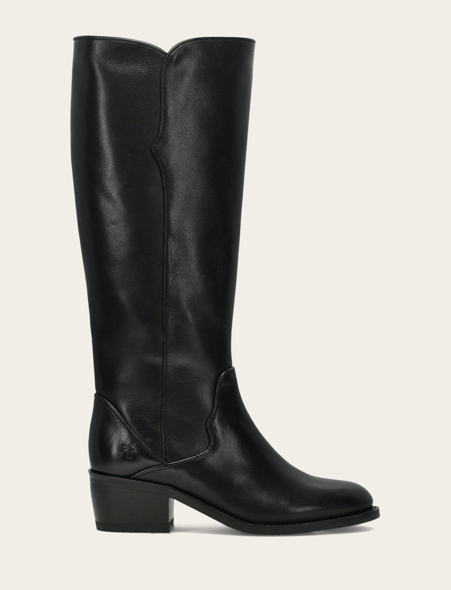 Frye Classic - Women's Black Carson 2 Piping Tall Boot