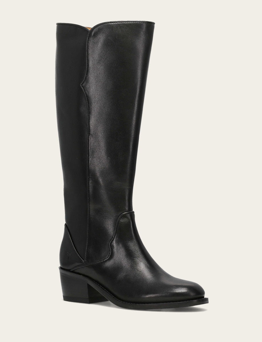 Frye Classic - Women's Black Carson 2 Piping Tall Boot