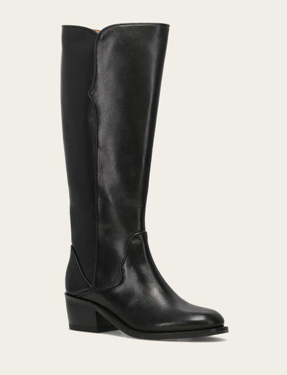 Frye Classic - Women's Black Carson 2 Piping Tall Boot