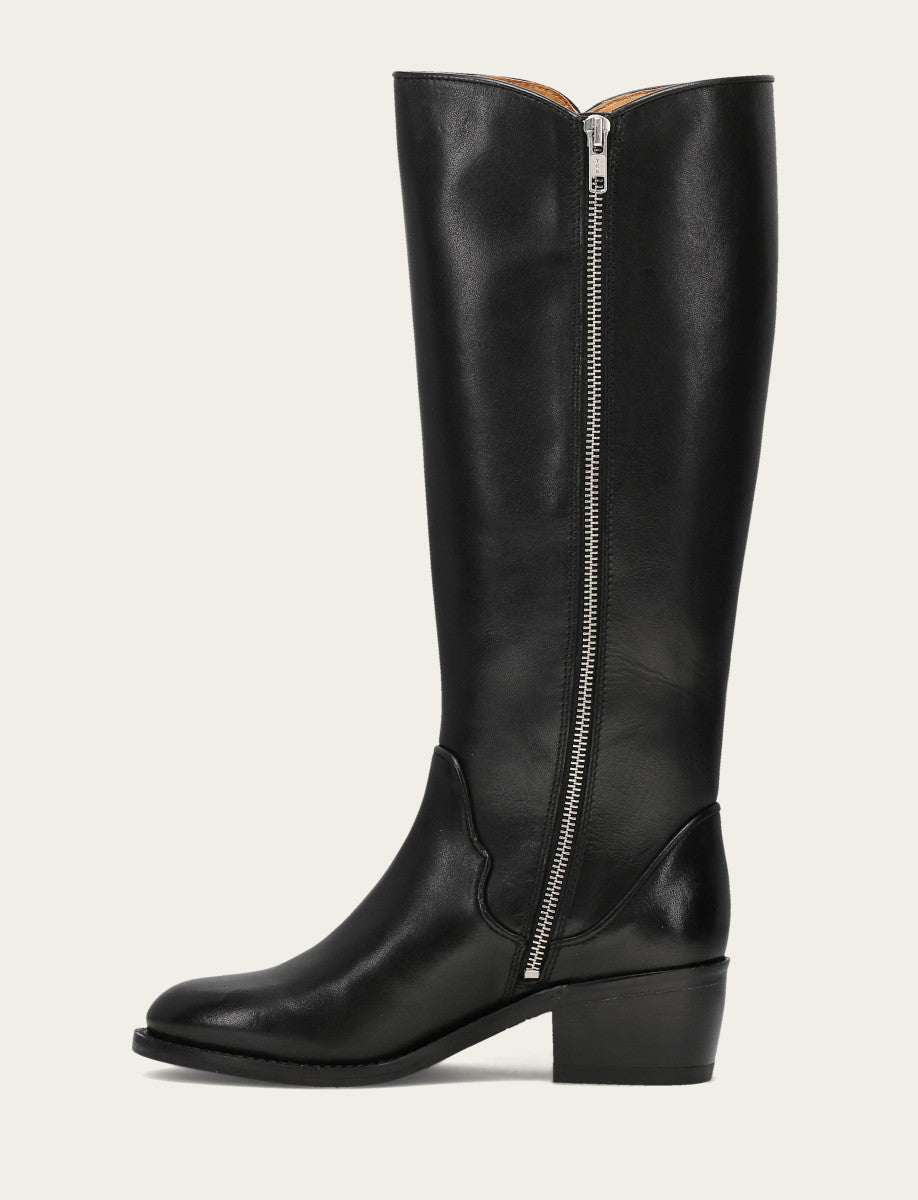 Frye Classic - Women's Black Carson 2 Piping Tall Boot