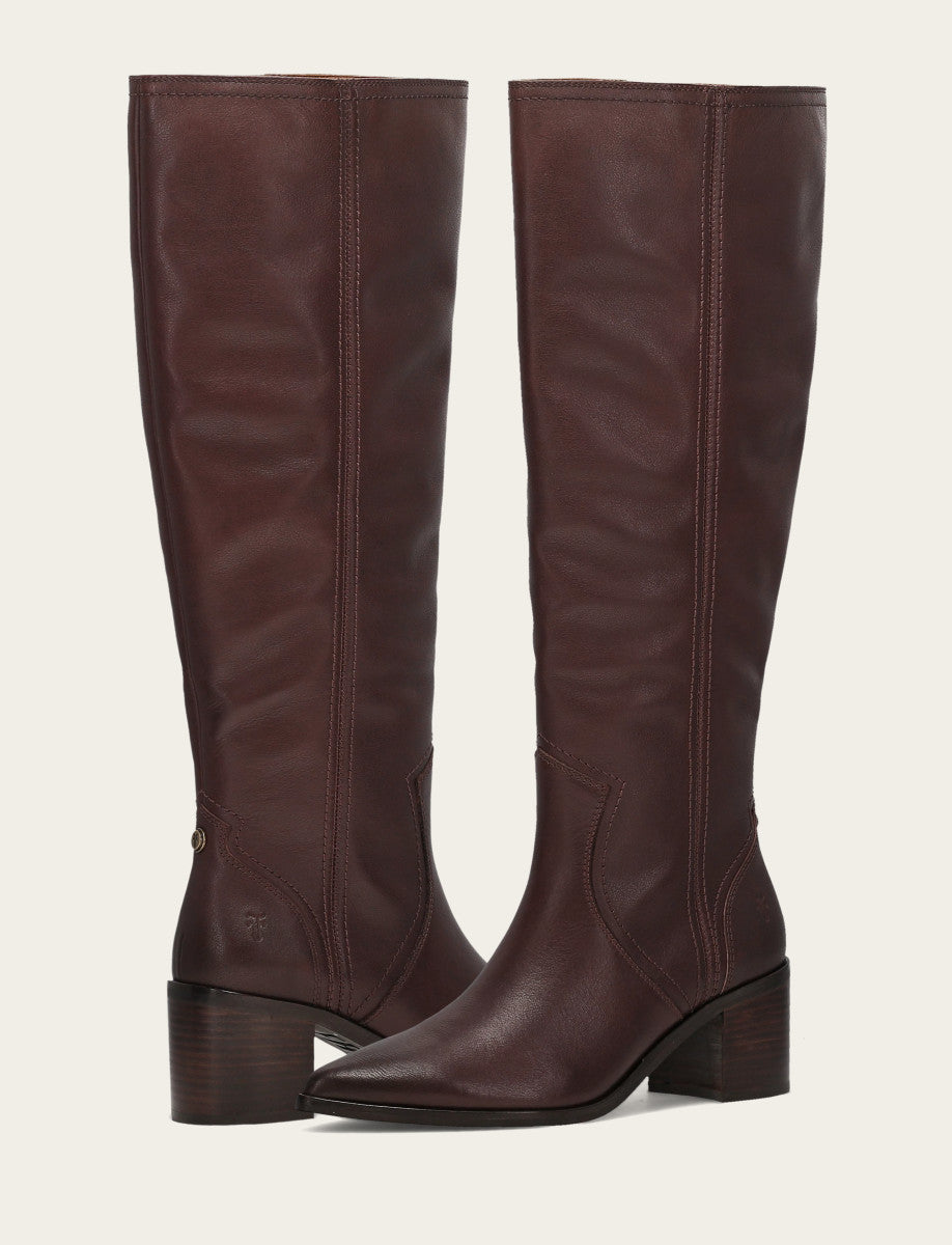 Frye Premium - Women's Cocoa Sadie Softy Tall Boot