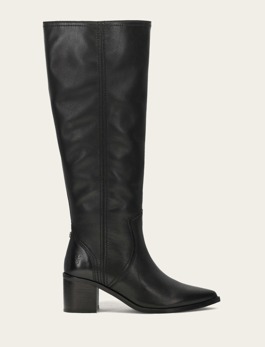 Frye Great Value - Women's Black Sadie Softy Tall Wide Calf Boot