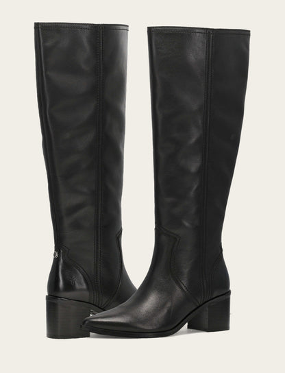 Frye Great Value - Women's Black Sadie Softy Tall Wide Calf Boot
