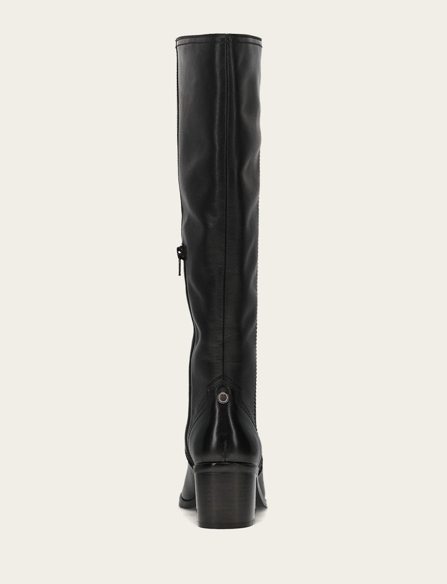 Frye Great Value - Women's Black Sadie Softy Tall Wide Calf Boot
