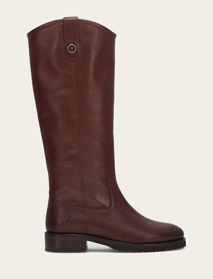 Frye Featured - Women's Brown Melissa Lug Button Tall Boot
