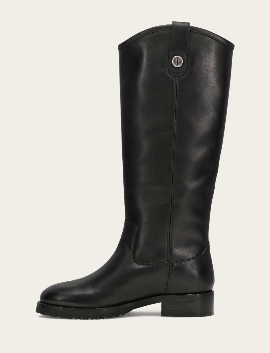 Frye Recommended - Women's Black Melissa Lug Button Tall Boot