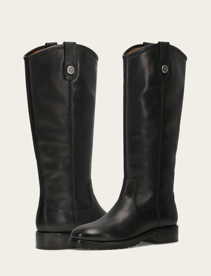 Frye Recommended - Women's Black Melissa Lug Button Tall Boot
