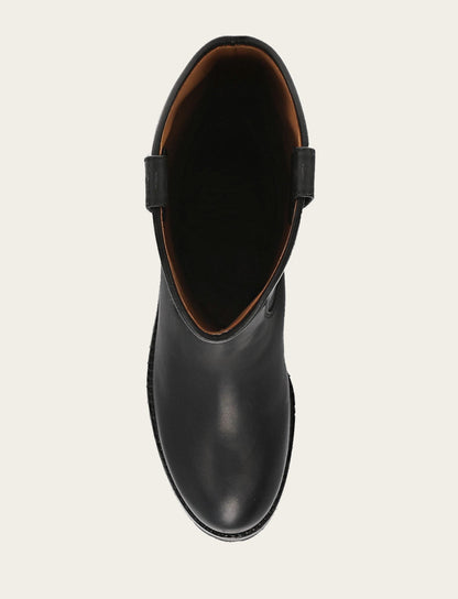 Frye Recommended - Women's Black Melissa Lug Button Tall Boot