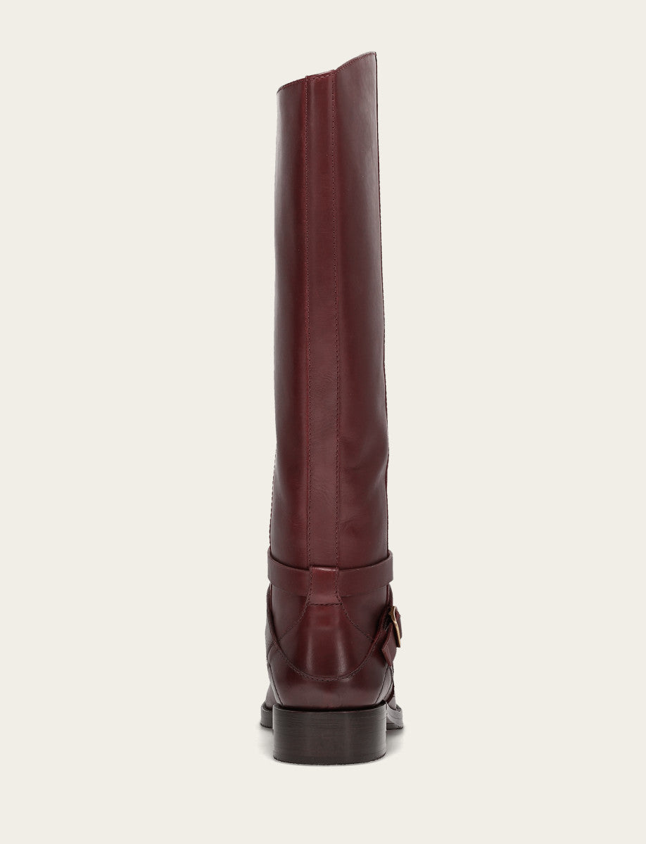Frye Featured - Women's Merlot Melissa Belted Riding Boot