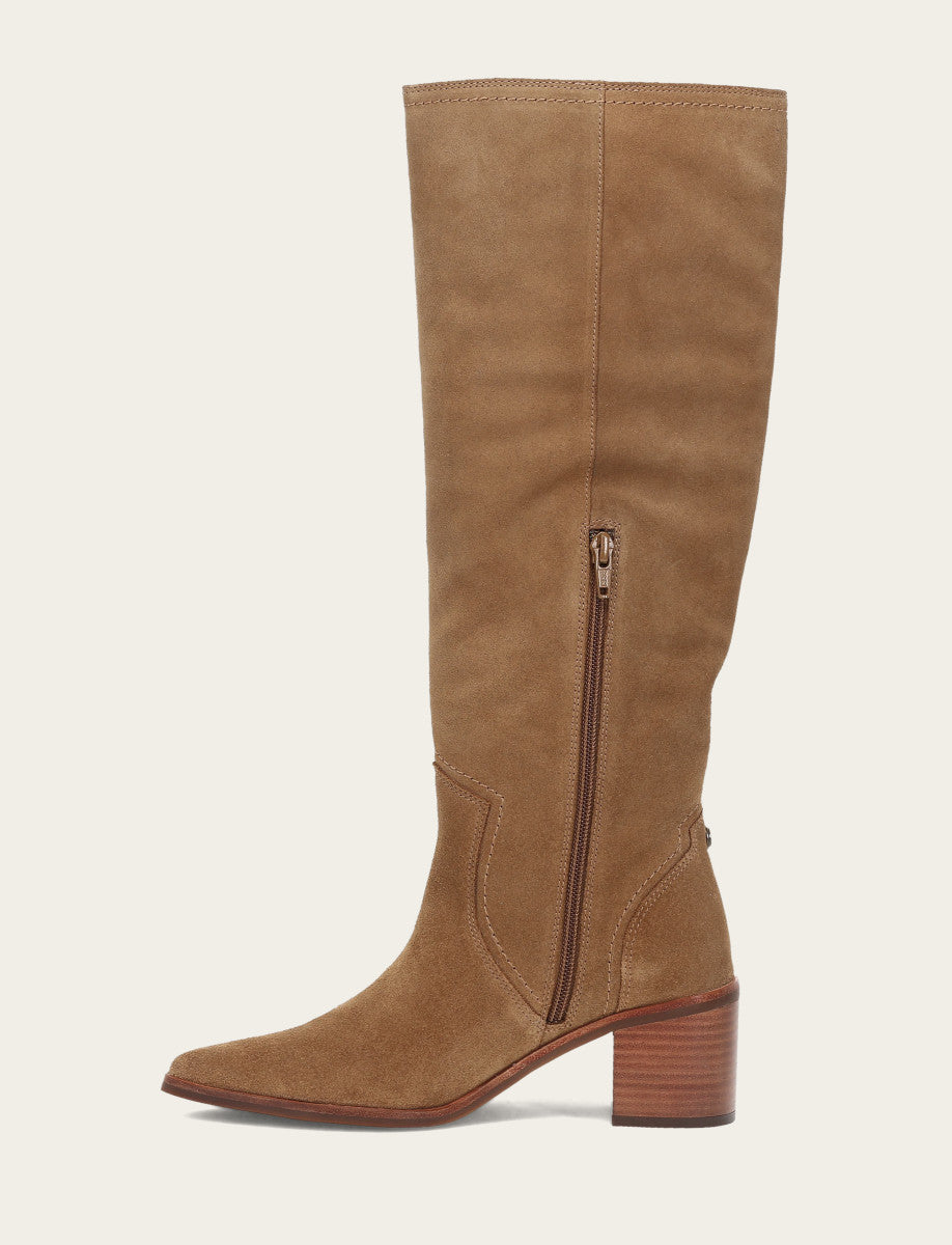 Frye Premium - Women's Almond Sadie Softy Tall Boots
