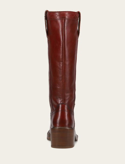 Frye Latest - Women's Merlot Kate Pull On Wide Calf Boot