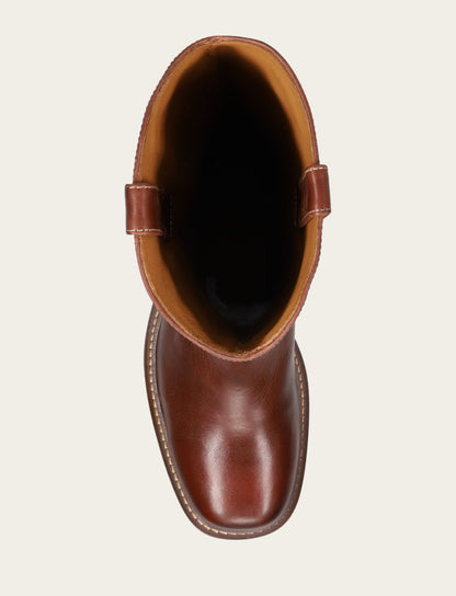 Frye Best Price - Auburn Kate Deco Stitch Boot