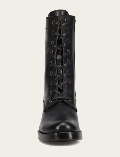 Frye Recommended - Women's Black Jean Lace Up Boot