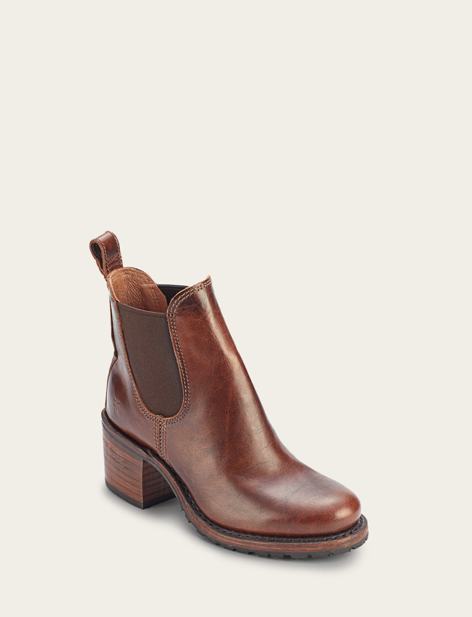 Frye Customer Favorite - Women's Cognac Sabrina Chelsea Boots