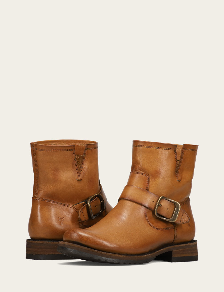Frye Recommended - Women's Caramel Veronica Flex Bootie Booties