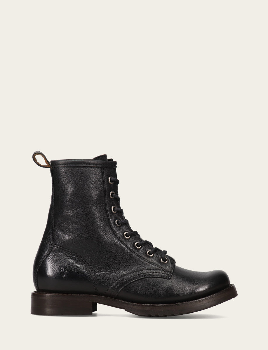 Frye Smart Buy - Women's Black Veronica Flex Combat Booties