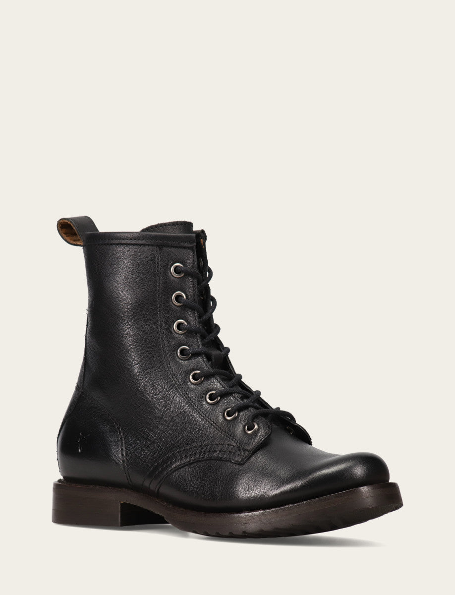 Frye Smart Buy - Women's Black Veronica Flex Combat Booties
