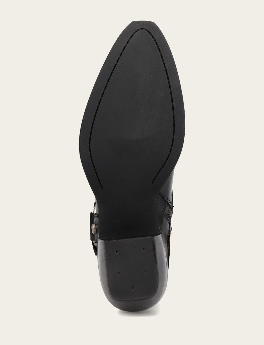 Frye Value - Women’s Black Sacha Multi-Strap Ankle Booties