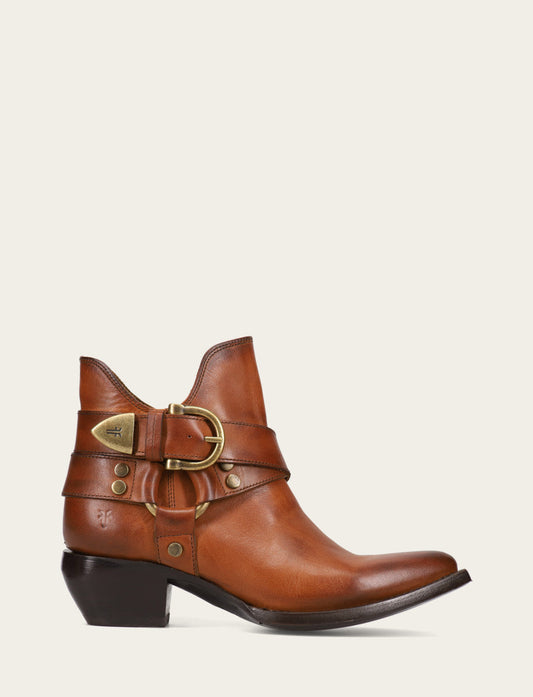 Frye Special Offer - Women's Caramel Sacha Multi Strap Booties