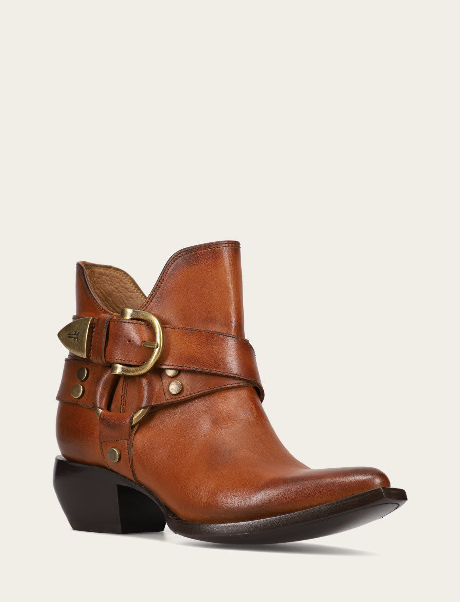 Frye Special Offer - Women's Caramel Sacha Multi Strap Booties
