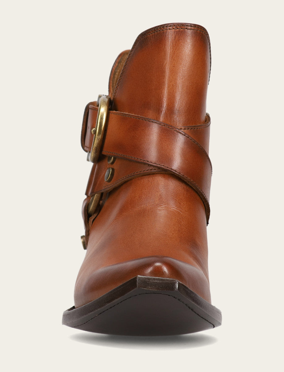 Frye Special Offer - Women's Caramel Sacha Multi Strap Booties