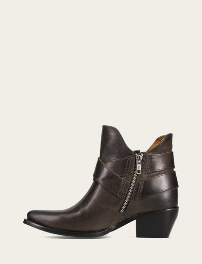 Frye Essential - Women's Steel Sacha Multi Strap Booties