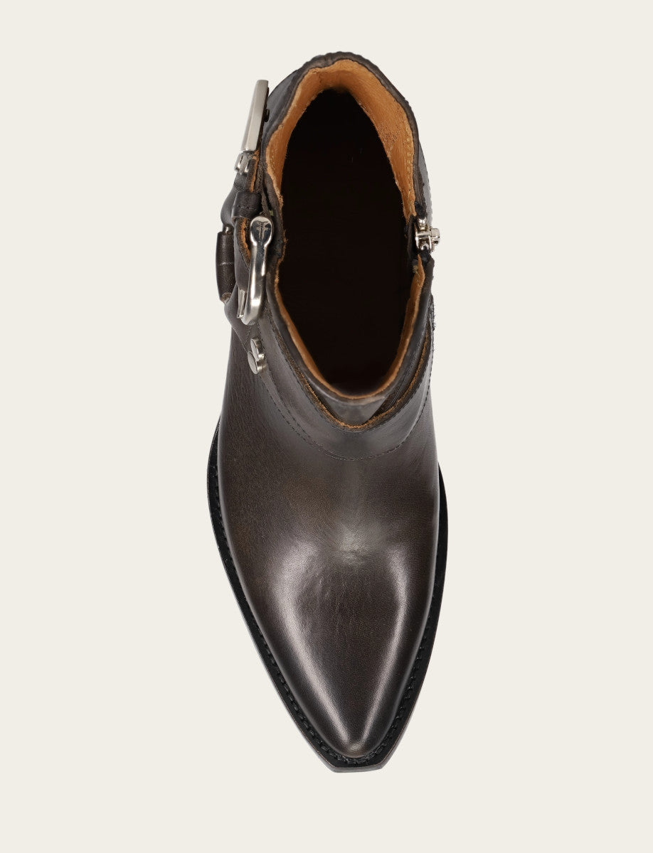 Frye Essential - Women's Steel Sacha Multi Strap Booties