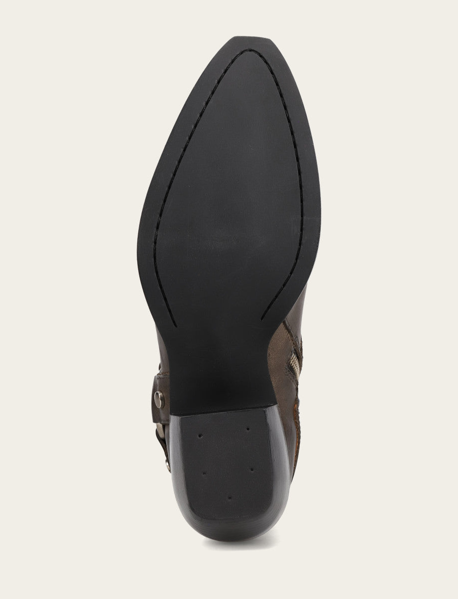 Frye Essential - Women's Steel Sacha Multi Strap Booties