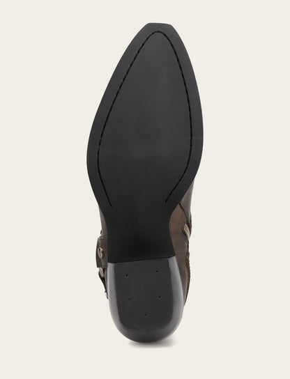 Frye Essential - Women's Steel Sacha Multi Strap Booties