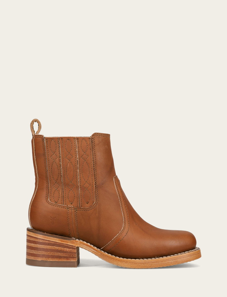 Frye Great Value - Women's Saddle Campus Chelsea Booties