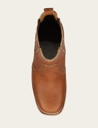 Frye Great Value - Women's Saddle Campus Chelsea Booties