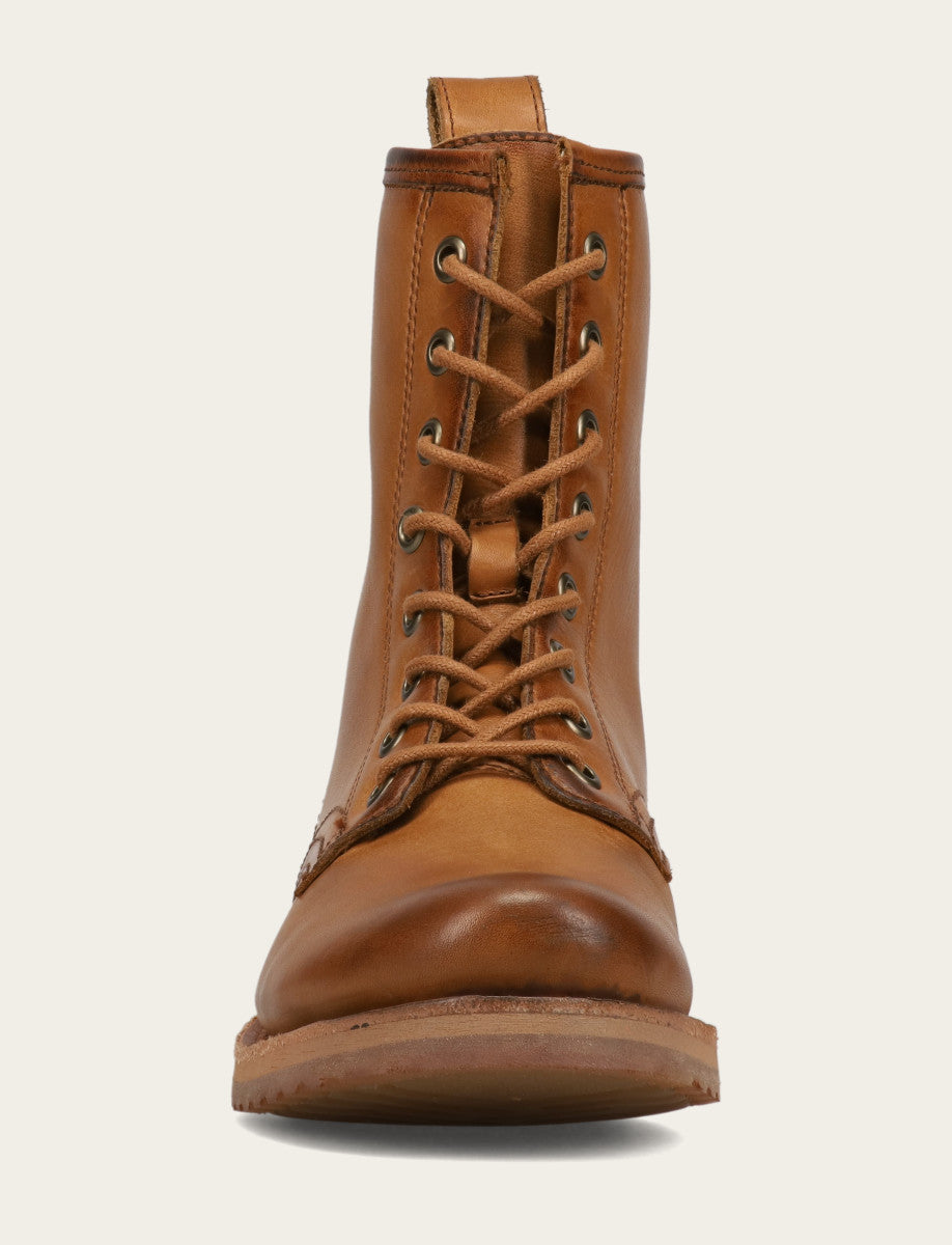 Frye Great Value - Women's Caramel Veronica Flex Combat Booties