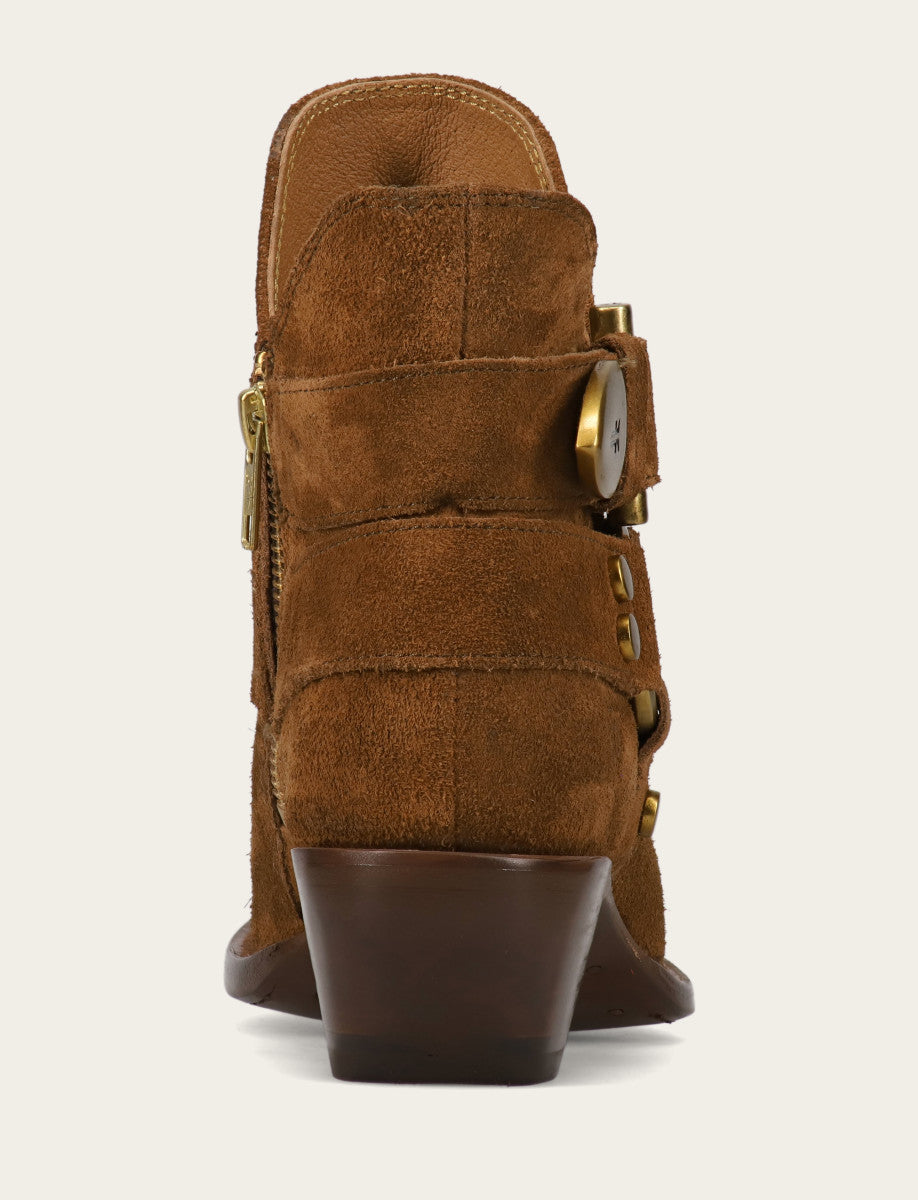 Frye Everyday - Women's Bark Sacha Multi Strap Booties
