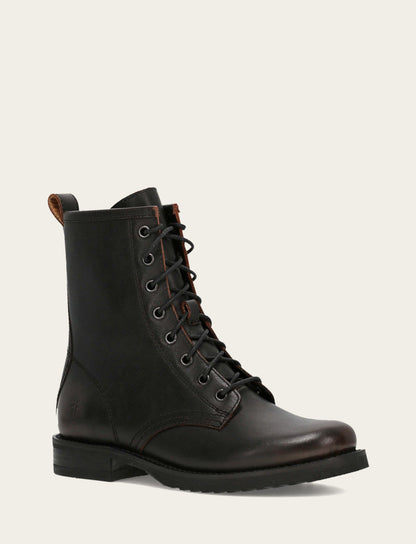 Frye Everyday - Antique Brown Veronica Flex Combat Boot