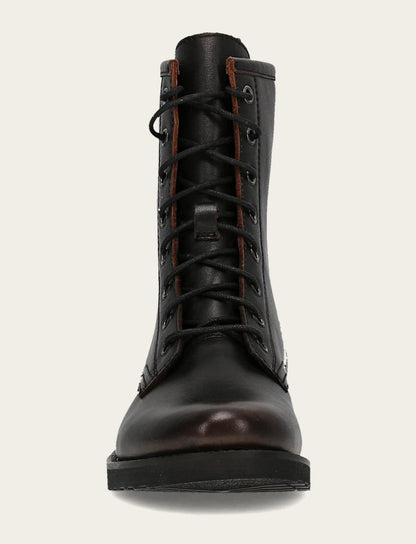 Frye Everyday - Antique Brown Veronica Flex Combat Boot