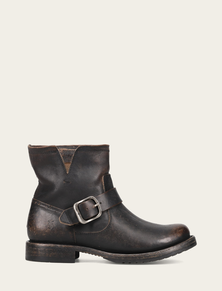 Frye Essential - Women's Antique Black Veronica Flex Booties