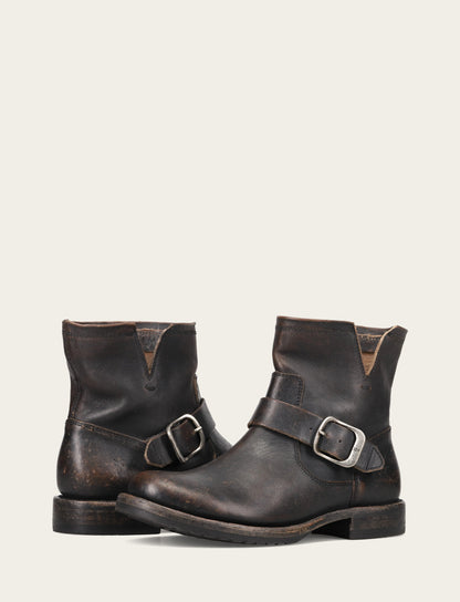 Frye Essential - Women's Antique Black Veronica Flex Booties