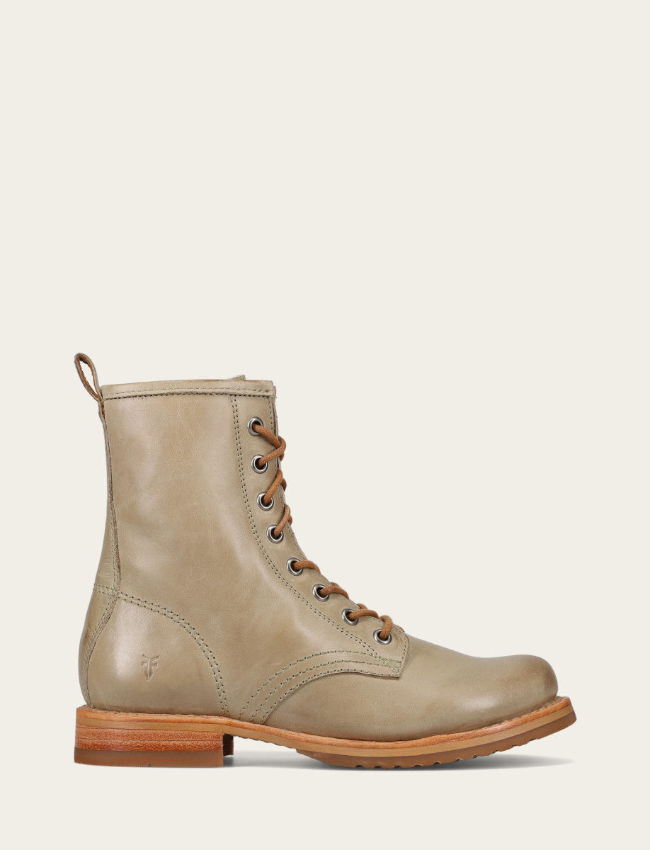 Frye Great Value - Women's Eucalyptus Veronica Flex Combat Boot