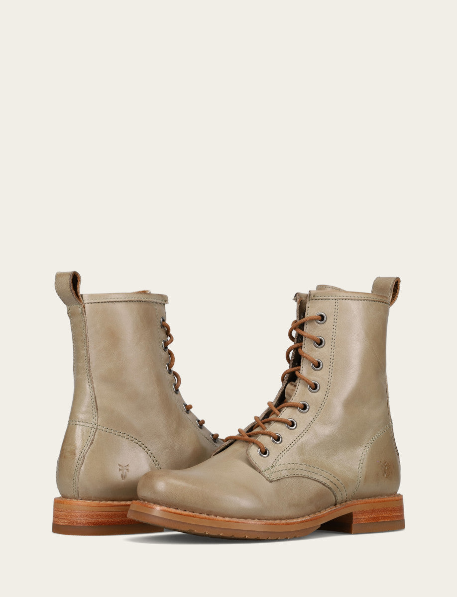 Frye Great Value - Women's Eucalyptus Veronica Flex Combat Boot