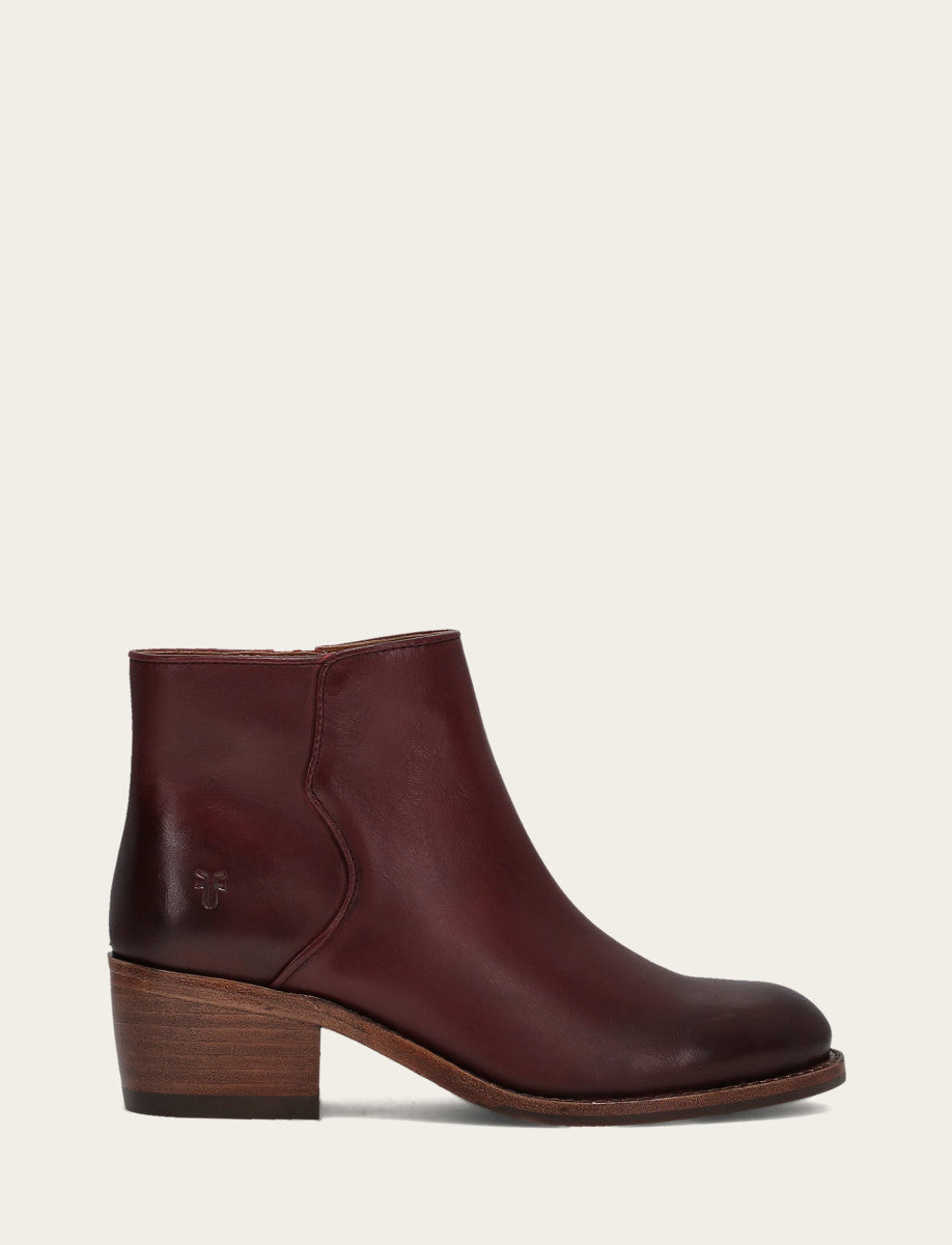 Frye Best Price - Women's Merlot Carson 2 Piping Booties